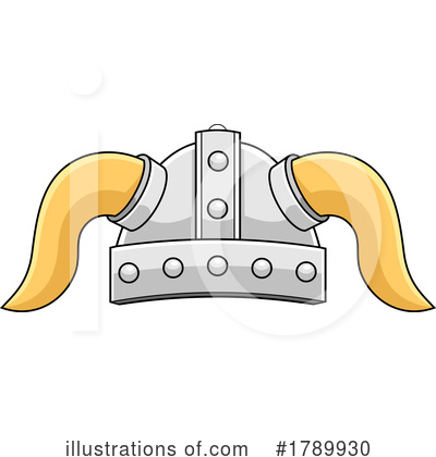 Viking Helmet Clipart #1789930 by Hit Toon