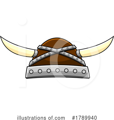 Viking Helmet Clipart #1789940 by Hit Toon