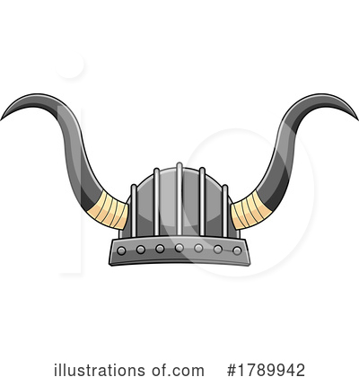 Viking Helmet Clipart #1789942 by Hit Toon