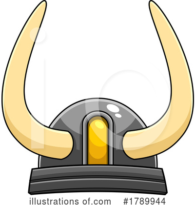 Viking Helmet Clipart #1789944 by Hit Toon