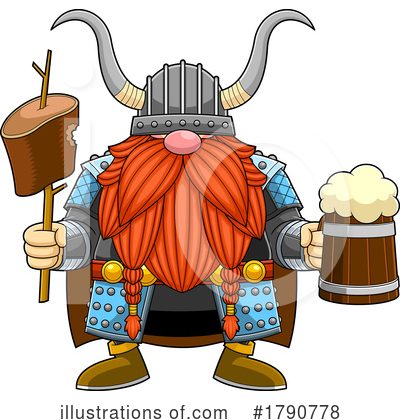 Royalty-Free (RF) Viking Clipart Illustration by Hit Toon - Stock Sample #1790778