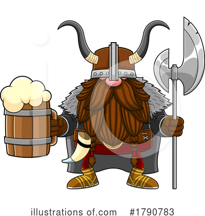 Royalty-Free (RF) Viking Clipart Illustration by Hit Toon - Stock Sample #1790783