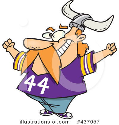 Royalty-Free (RF) Viking Clipart Illustration by toonaday - Stock Sample #437057