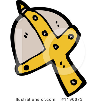Royalty-Free (RF) Viking Helmet Clipart Illustration by lineartestpilot - Stock Sample #1196673