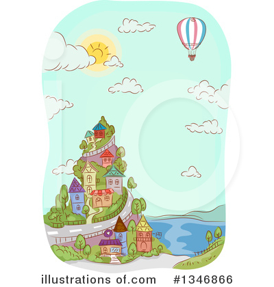 Royalty-Free (RF) Village Clipart Illustration by BNP Design Studio - Stock Sample #1346866