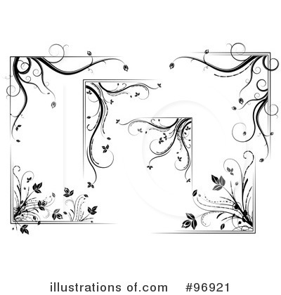 Royalty-Free (RF) Vine Clipart Illustration by MilsiArt - Stock Sample #96921