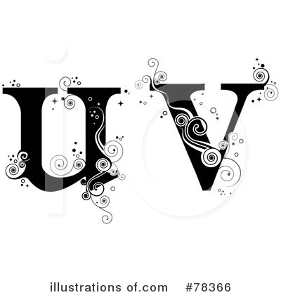 Vine Letter Clipart #78366 by BNP Design Studio