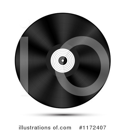 Royalty-Free (RF) Vinyl Record Clipart Illustration by vectorace - Stock Sample #1172407