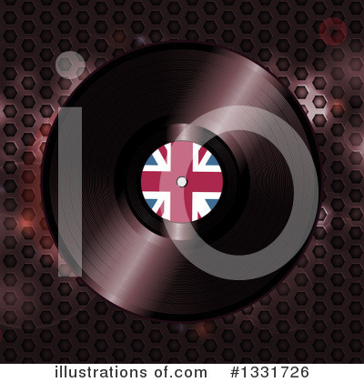 Royalty-Free (RF) Vinyl Record Clipart Illustration by elaineitalia - Stock Sample #1331726