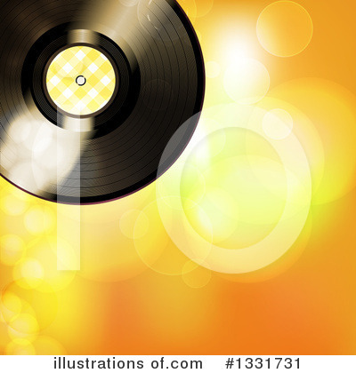 Vinyl Records Clipart #1331731 by elaineitalia