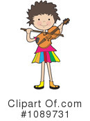 Violin Clipart #1089731 by Maria Bell