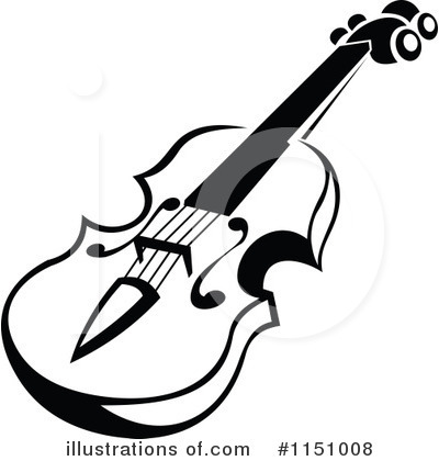 Royalty-Free (RF) Violin Clipart Illustration by Vector Tradition SM - Stock Sample #1151008