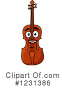 Violin Clipart #1231386 by Vector Tradition SM