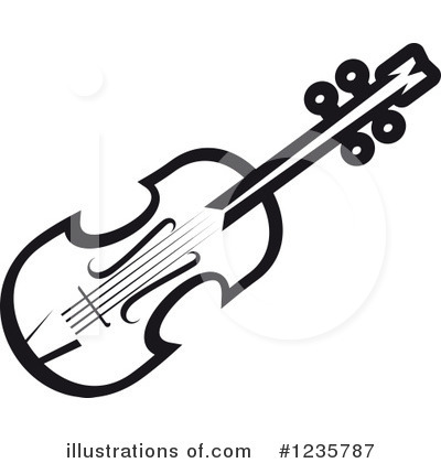 Royalty-Free (RF) Violin Clipart Illustration by Vector Tradition SM - Stock Sample #1235787