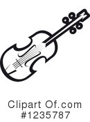 Violin Clipart #1235787 by Vector Tradition SM