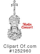 Violin Clipart #1252960 by Vector Tradition SM