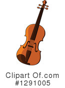 Violin Clipart #1291005 by Vector Tradition SM