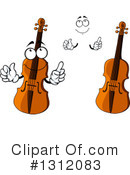 Violin Clipart #1312083 by Vector Tradition SM