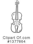 Violin Clipart #1377864 by Vector Tradition SM