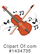 Violin Clipart #1434735 by Vector Tradition SM