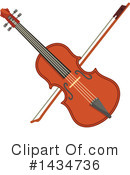 Violin Clipart #1434736 by Vector Tradition SM