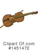 Violin Clipart #1451472 by Pushkin