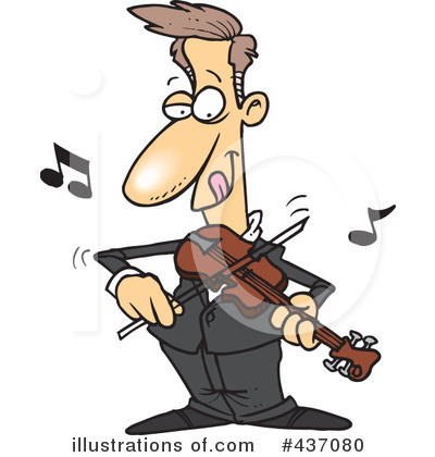 Violinist Clipart #437080 by toonaday