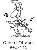 Violin Clipart #437115 by toonaday