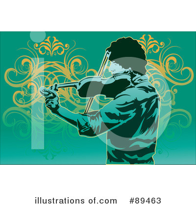 Royalty-Free (RF) Violinist Clipart Illustration by mayawizard101 - Stock Sample #89463