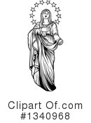 Virgin Mary Clipart #1340968 by dero