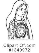 Virgin Mary Clipart #1340972 by dero