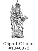 Virgin Mary Clipart #1340973 by dero