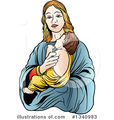 Virgin Mary Clipart #1340983 by dero