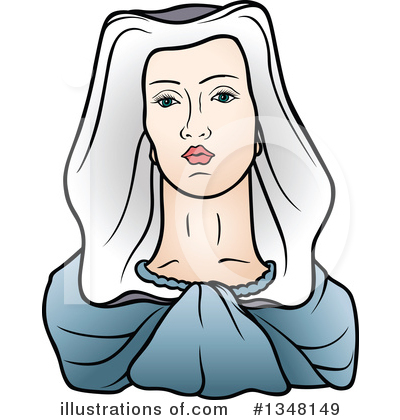 Royalty-Free (RF) Virgin Mary Clipart Illustration by dero - Stock Sample #1348149