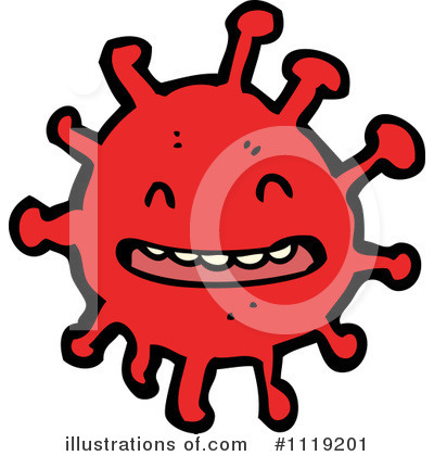 Royalty-Free (RF) Virus Clipart Illustration by lineartestpilot - Stock Sample #1119201