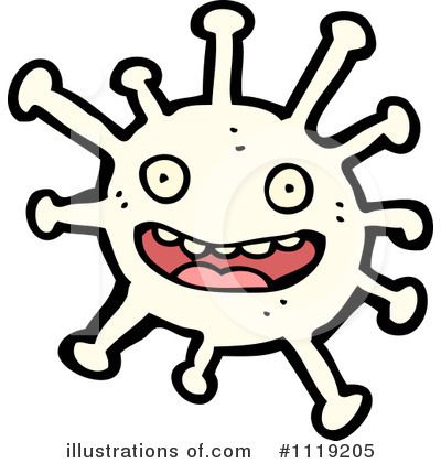 Royalty-Free (RF) Virus Clipart Illustration by lineartestpilot - Stock Sample #1119205
