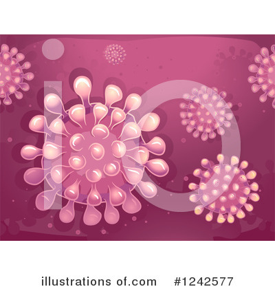 Royalty-Free (RF) Virus Clipart Illustration by BNP Design Studio - Stock Sample #1242577