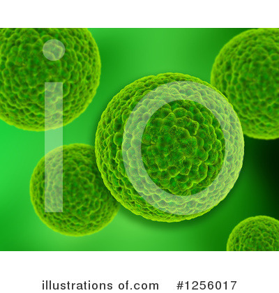 Royalty-Free (RF) Virus Clipart Illustration by KJ Pargeter - Stock Sample #1256017