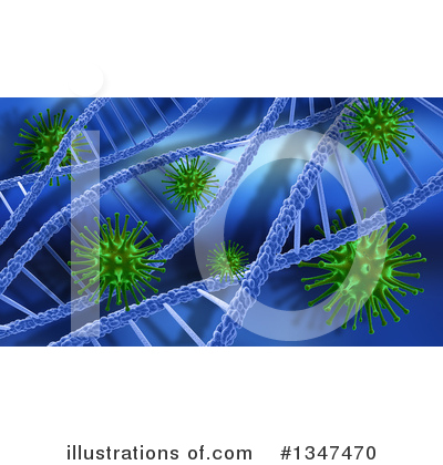 Royalty-Free (RF) Virus Clipart Illustration by KJ Pargeter - Stock Sample #1347470