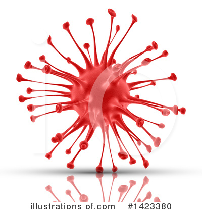 Royalty-Free (RF) Virus Clipart Illustration by KJ Pargeter - Stock Sample #1423380