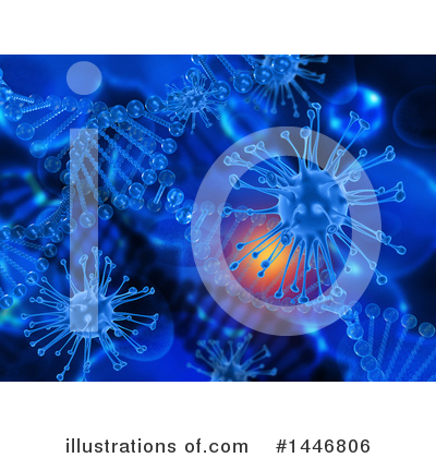 Royalty-Free (RF) Virus Clipart Illustration by KJ Pargeter - Stock Sample #1446806