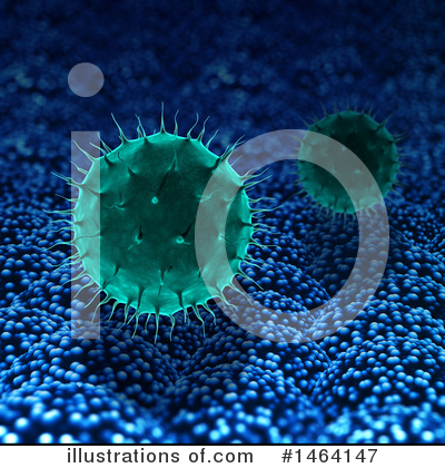 Royalty-Free (RF) Virus Clipart Illustration by KJ Pargeter - Stock Sample #1464147