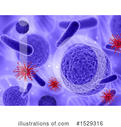 Royalty-Free (RF) Virus Clipart Illustration by KJ Pargeter - Stock Sample #1529316