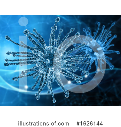 Royalty-Free (RF) Virus Clipart Illustration by KJ Pargeter - Stock Sample #1626144