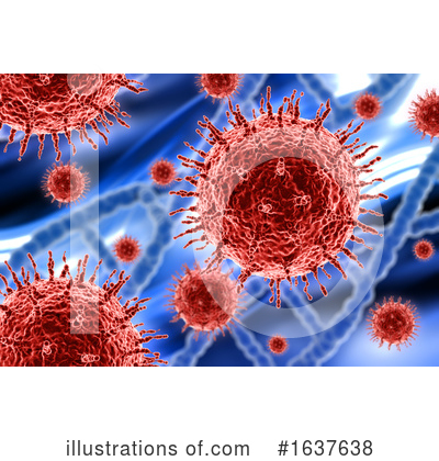 Royalty-Free (RF) Virus Clipart Illustration by KJ Pargeter - Stock Sample #1637638
