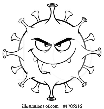Royalty-Free (RF) Virus Clipart Illustration by Hit Toon - Stock Sample #1705516