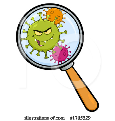 Royalty-Free (RF) Virus Clipart Illustration by Hit Toon - Stock Sample #1705529