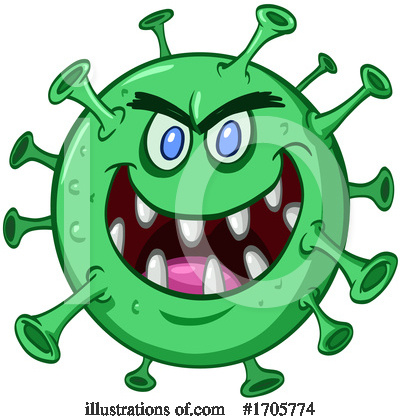 Royalty-Free (RF) Virus Clipart Illustration by yayayoyo - Stock Sample #1705774