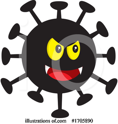Royalty-Free (RF) Virus Clipart Illustration by Any Vector - Stock Sample #1705890