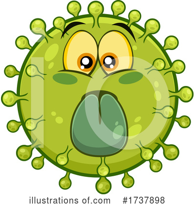 Royalty-Free (RF) Virus Clipart Illustration by Hit Toon - Stock Sample #1737898